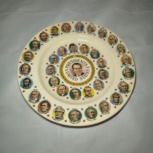 Vintage 1971 Homer Laughlin Presidents of the United States Plate Richard Nixon